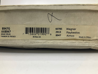 (2) Auto Extra AX8947 Rear Brake Drum