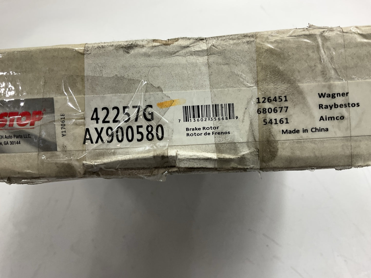 Auto Extra AX900580 Front Disc Brake Rotor For 2008-2011 Ford Focus