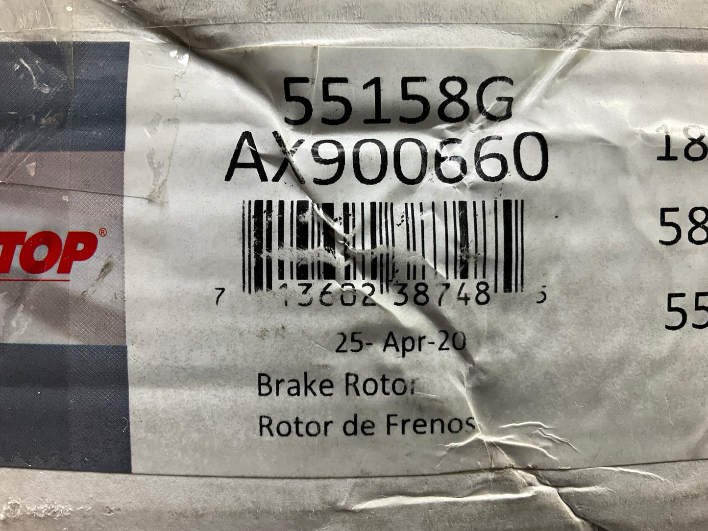 Auto Extra AX900660 Disc Brake Rotor, Rear