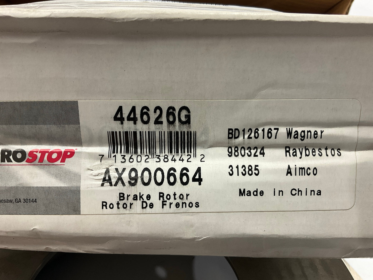 Auto Extra AX900664 Rear Disc Brake Rotor For 2003-2006 Kia Sorento