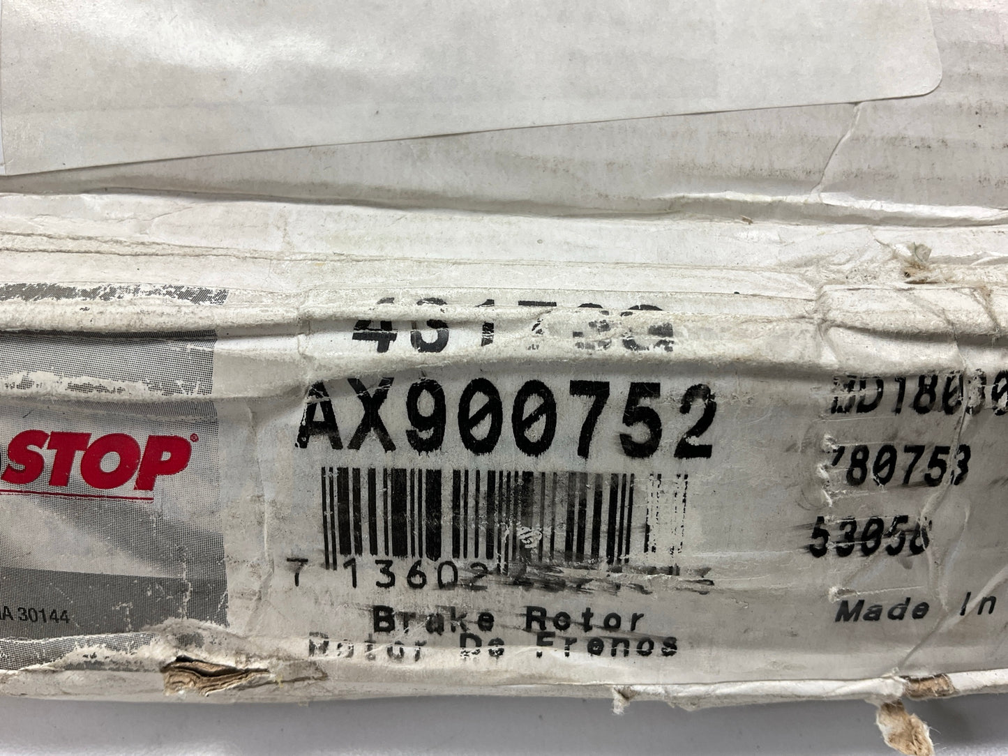 Auto Extra AX900752 Front Brake Rotor