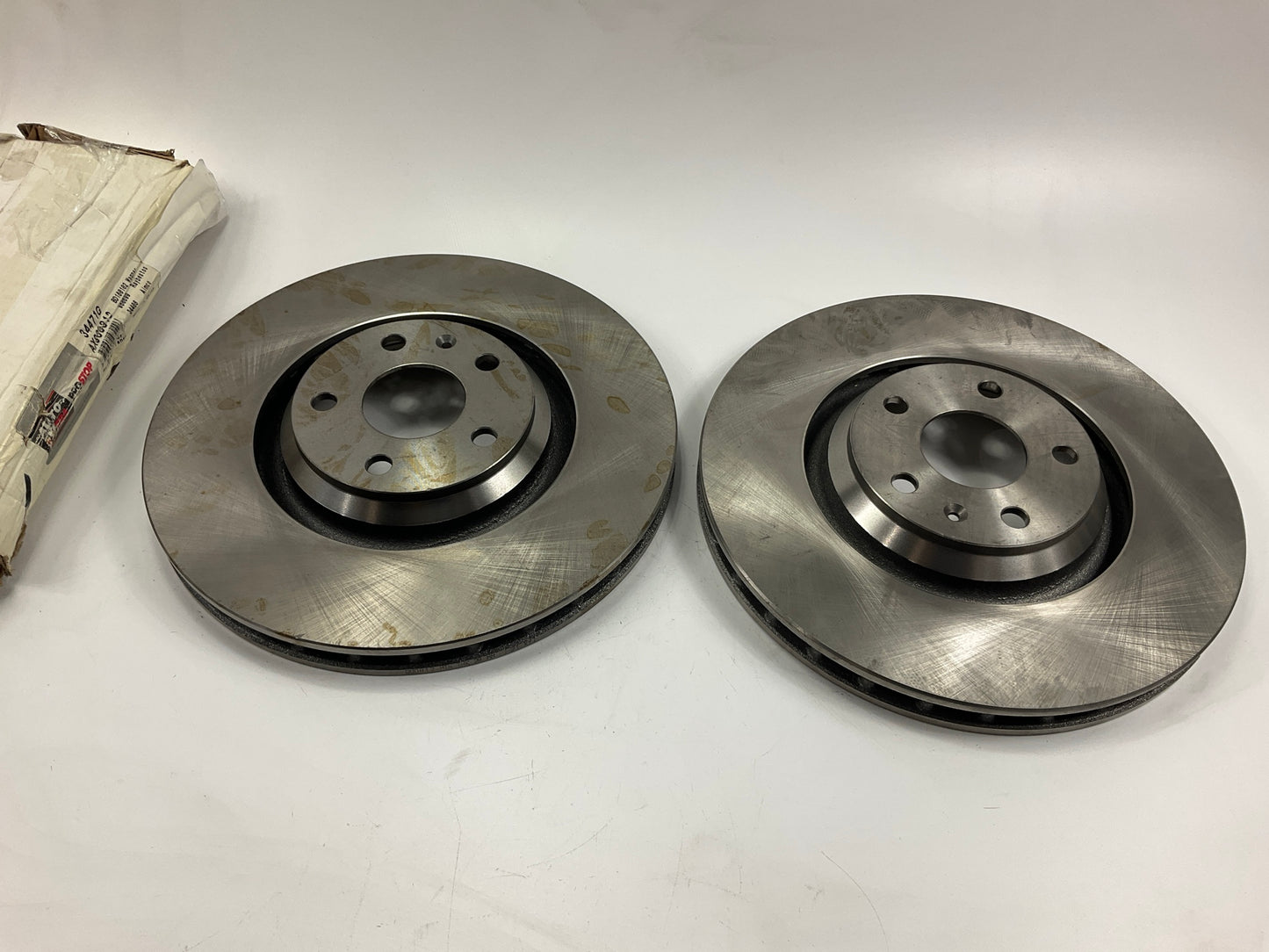 (2) Auto Extra AX900812 Front Brake Rotors For 2009-2014 Audi TT
