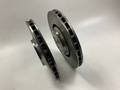 (2) Auto Extra AX900812 Front Brake Rotors For 2009-2014 Audi TT