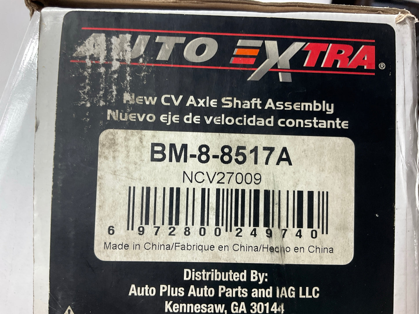 Auto Extra BM-8-8517A Rear Right CV Axle For 1999-00 BMW 328i MANUAL TRANS