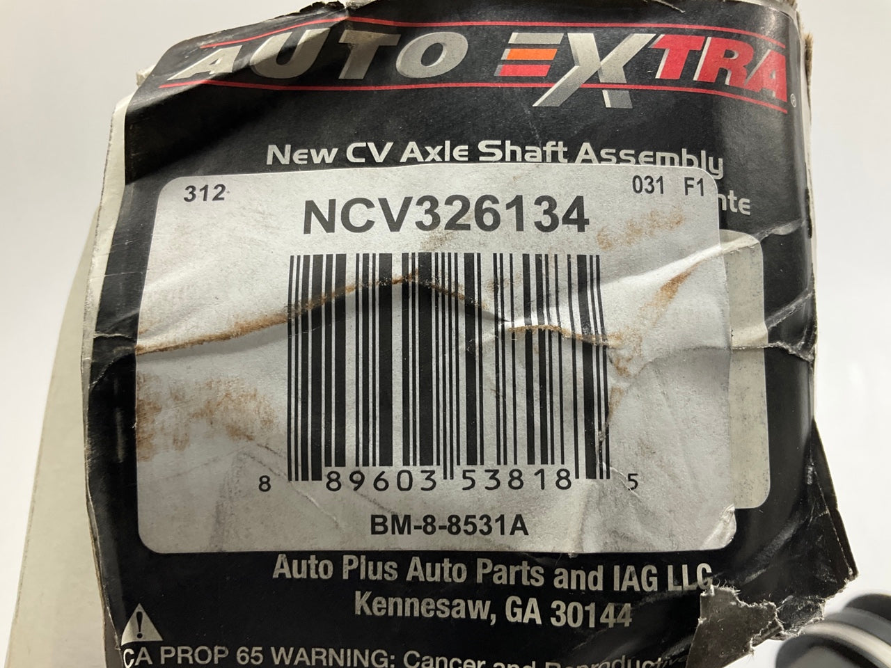 Auto Extra BM-8-8531A Front Right Cv Axle Shaft AWD ONLY