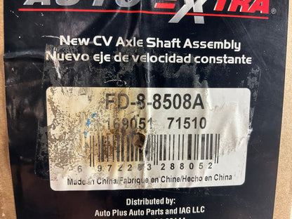 Auto Extra FD-8-8508A Front Right CV Axle