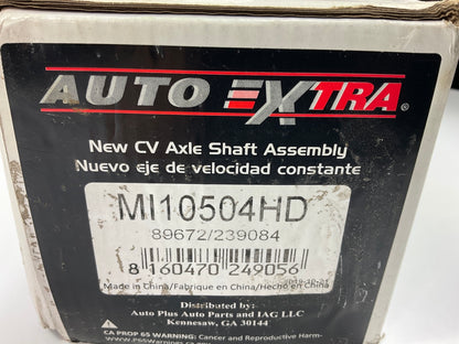 REMAN. Auto Extra MI10504HD Front Right CV Axle For 1997-2002 Mitsubishi Mirage