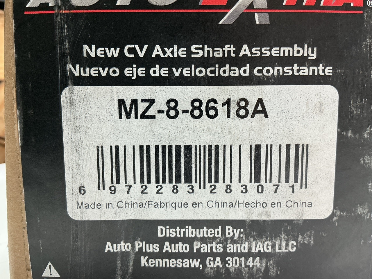 Auto Extra MZ-8-8618A Front Right Cv Axle Shaft For 2002-2005 Kia Sedona