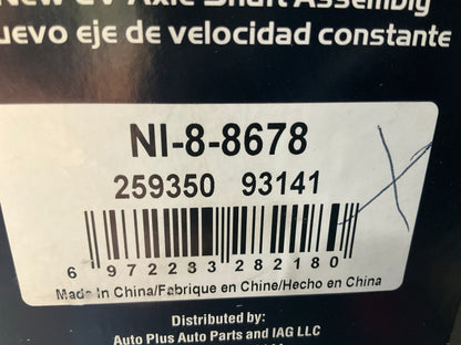 Auto Extra NI-8-8678 Front Right Passenger CV Axle For 2009-14 Nissan Murano