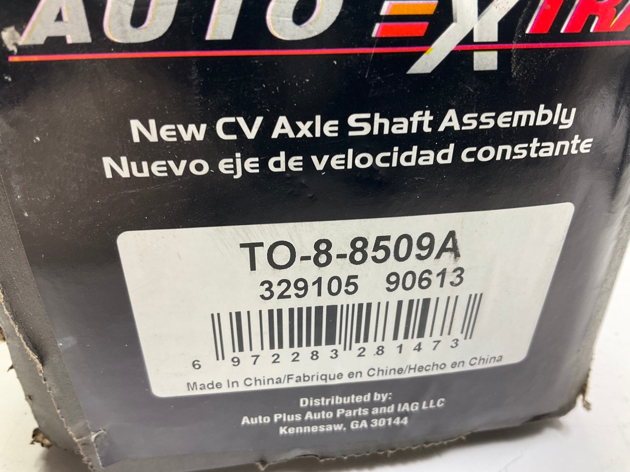 Auto Extra TO-8-8509A Front Left Cv Axle Shaft - AWD ONLY