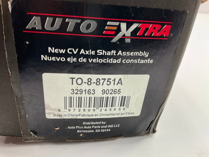 Auto Extra TO8-8751A FRONT LEFT CV Axle Shaft - AWD AT