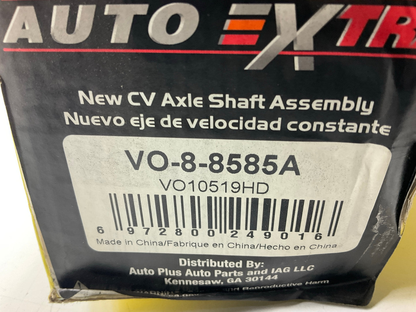 Auto Extra VO-8-8585A Front Left AUTO TRANS Cv Axle