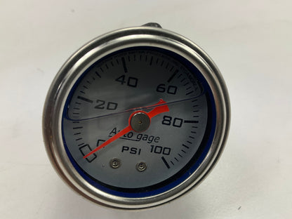 AutoMeter 2180 Sport-Comp Mechanical Fuel Pressure Gauge, 1-1/2'', 0-100 PSI