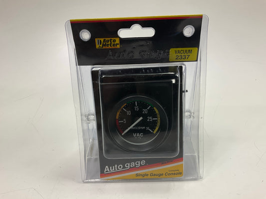 Auto Meter Autogage 2337 2-1/16'' Vacuum Gauge, 0-30 IN HG