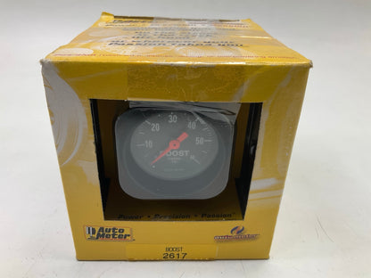 Auto Meter 2617 Z-Series 0-60 PSI Mechanical Boost Gauge 2-1/16'' (52mm)