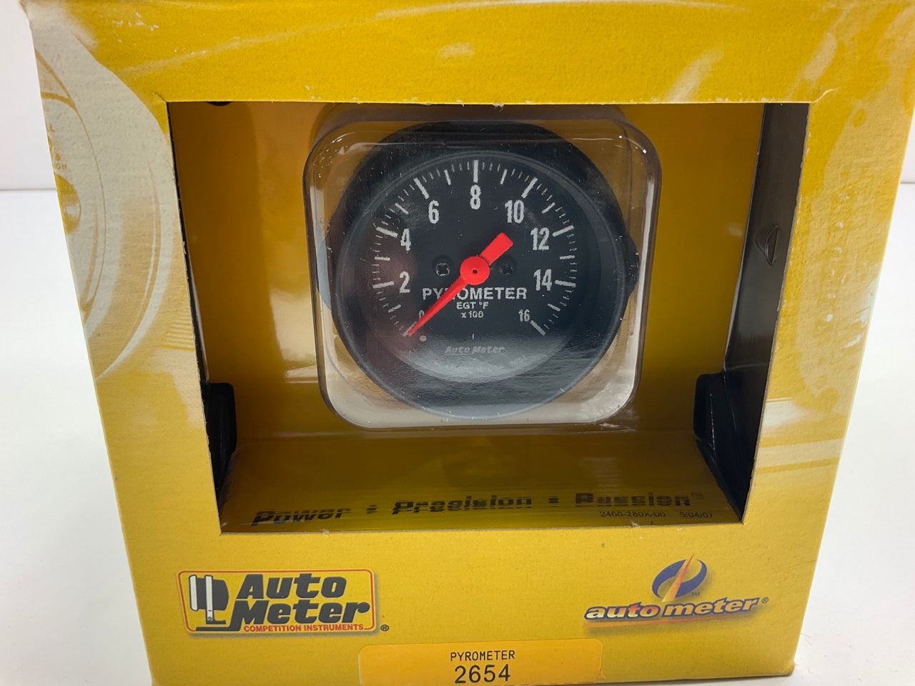 Auto Meter 2654 Z-Series  Exhaust Temp Pyrometer EGT Gauge Kit 0-1600 F 2-1/16''