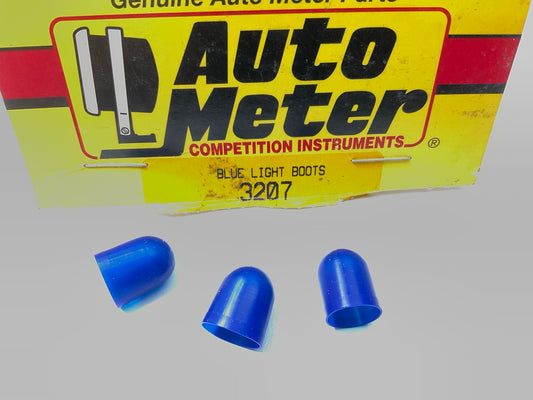 Auto Meter 3207 Gauge Light Bulb Covers Boot Set, Blue, 3 Pack