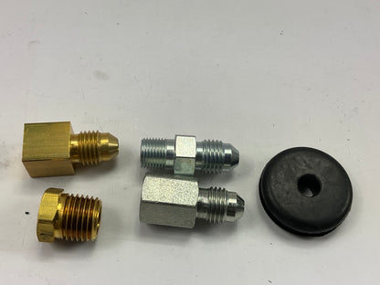 Auto Meter 3228 Hydraulic Hose Pressure Gauge Line Kit -4AN, 6' Steel Braided