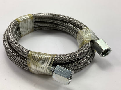 Auto Meter 3228 Hydraulic Hose Pressure Gauge Line Kit -4AN, 6' Steel Braided