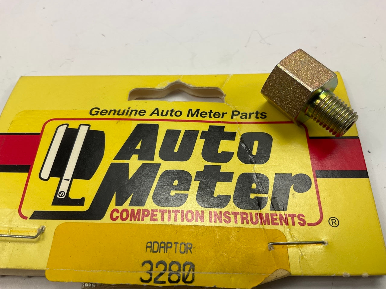 Auto Meter Fuel Rail Gauge Adapter Fitting Ford 1/16'' NPT Male 1/8'' NPT Female