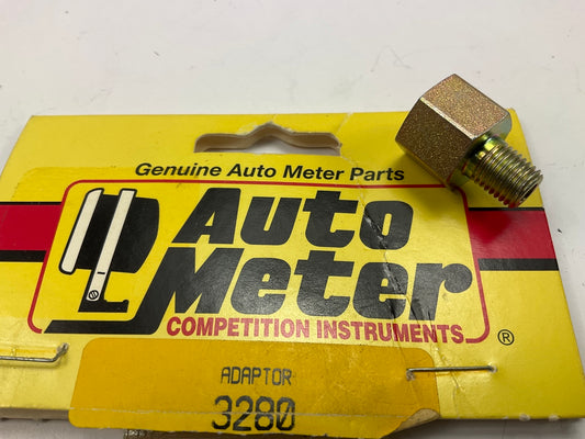Auto Meter Fuel Rail Gauge Adapter Fitting Ford 1/16'' NPT Male 1/8'' NPT Female