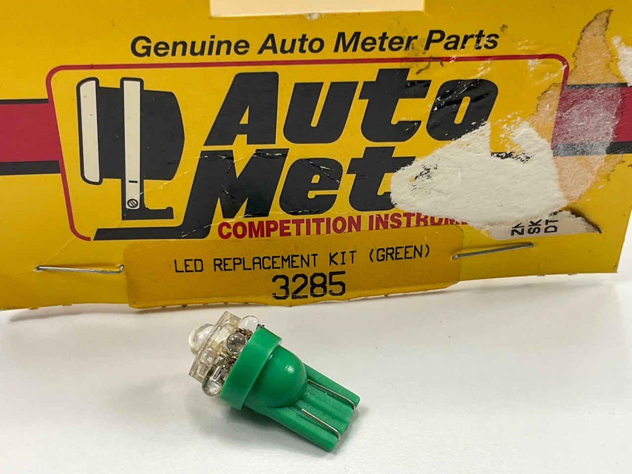 Auto Meter 3285 Green LED Light Bulb, Wedge, Replaces 161, 168, 193 Or 194 Bulb