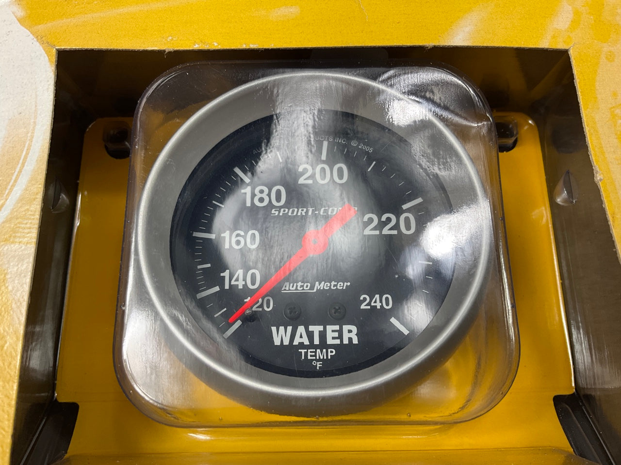 AutoMeter 3432 Sport-Comp Water Temp Gauge, 2-5/8 In., Mechanical,  120-240 F