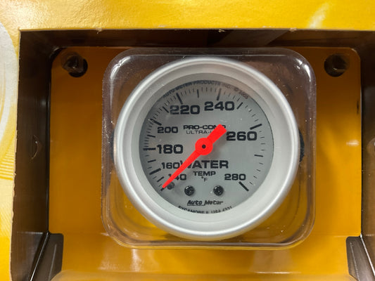 AutoMeter 4331 Ultra-Lite Water Temperature Gauge 2-1/16'', Mechanical