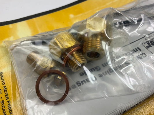 Auto Meter 5284 Gauge Adapter Installation Fitting Kit Sensor GM LS Engine
