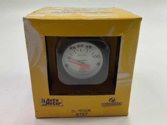 Auto Meter 5727 Oil Pressure Electric Gauge - 0-100 PSI , 2- 1/16''
