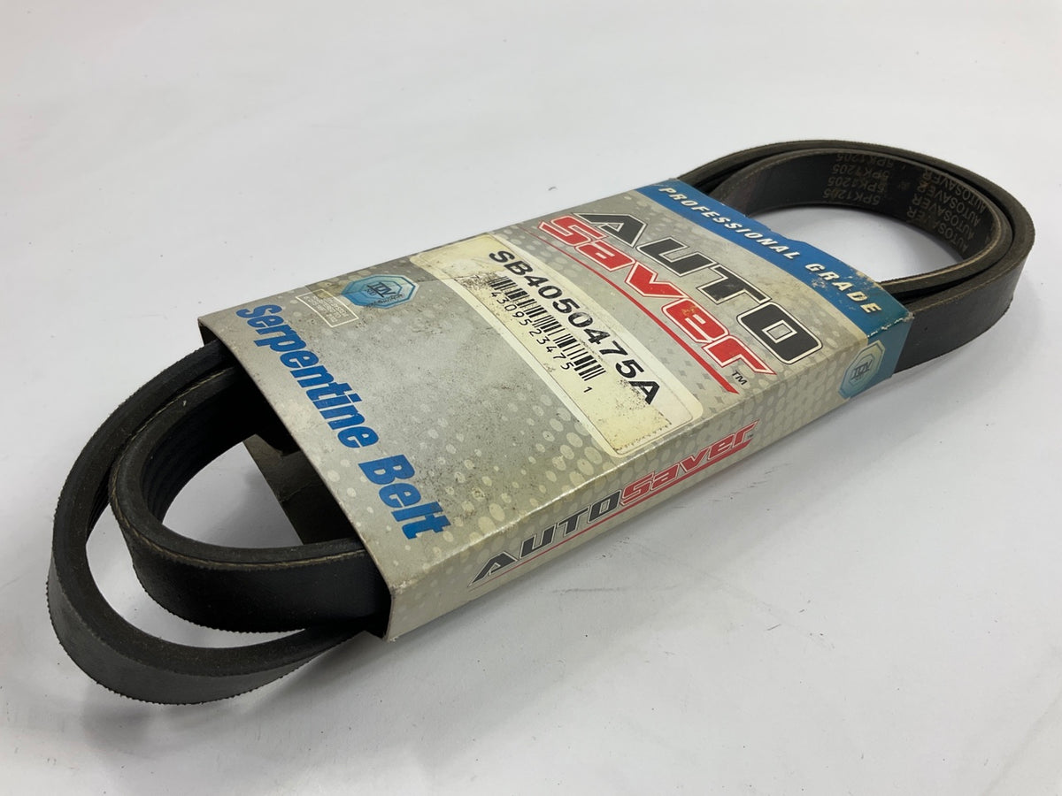 Auto Saver SB4050475A Serpentine Belt - 0.69'' X 48.00'' - 5 Ribs