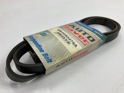 Auto Saver SB4050475A Serpentine Belt - 0.69'' X 48.00'' - 5 Ribs