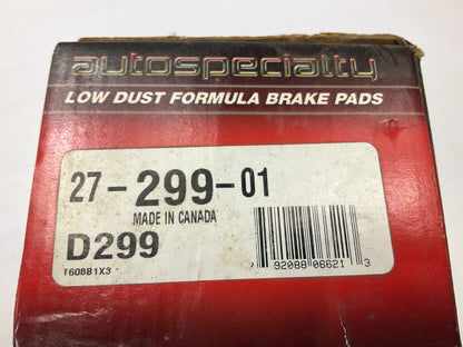 Auto Specialty 27-299-01 Front Disc Brake Pads