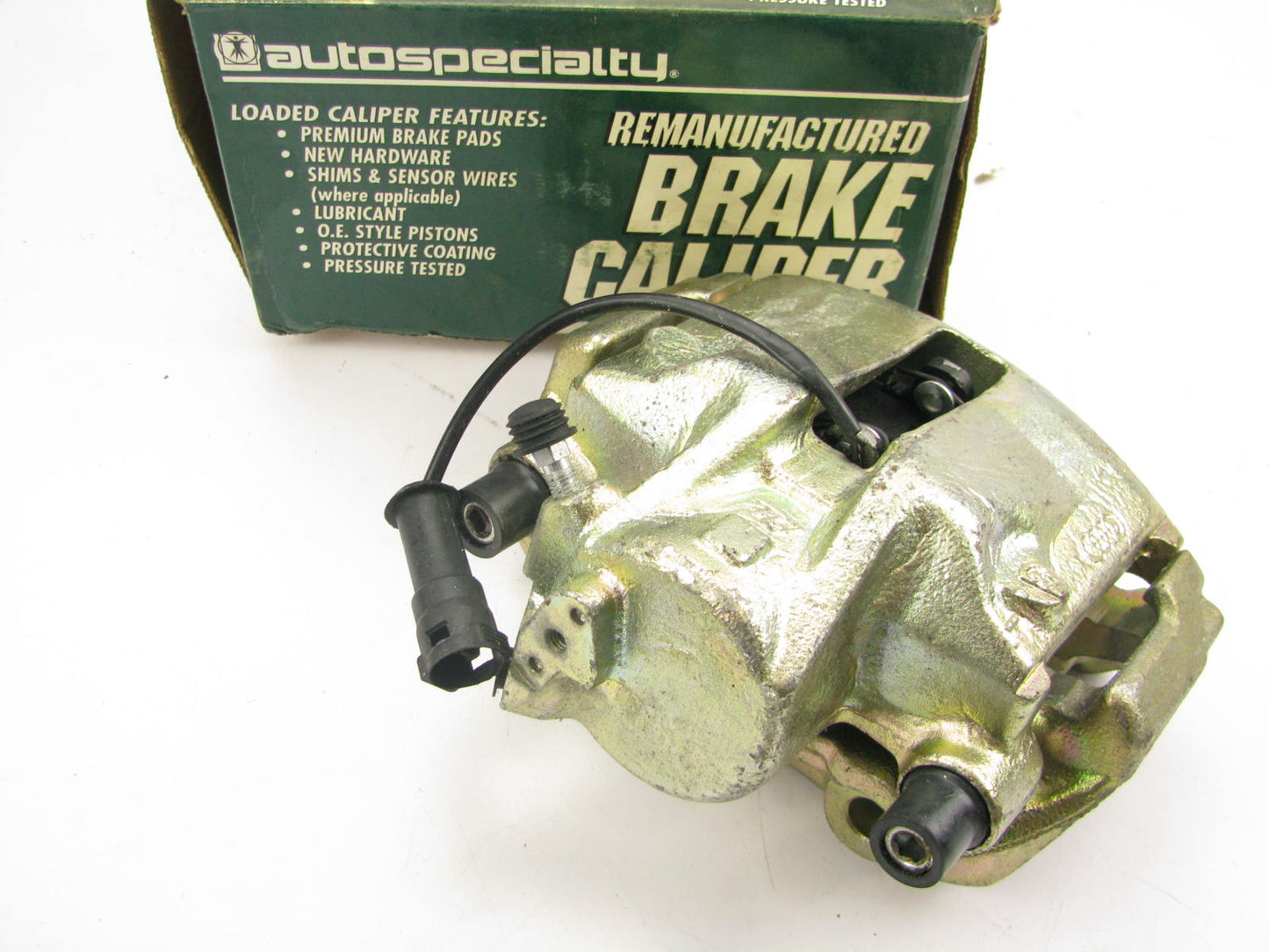 REMAN Auto Specialty 4002048 Front Left Brake Caliper & Pads 1984-1987 Audi 5000