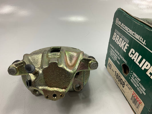 REMAN. Auto Specialty 40-18008 Front Left Disc Brake Caliper With Brake Pads