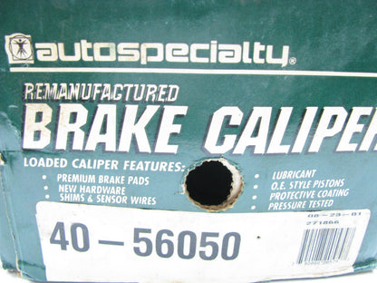 REMAN Auto Specialty 40-56050 FRONT LEFT Brake Caliper W/ Pads