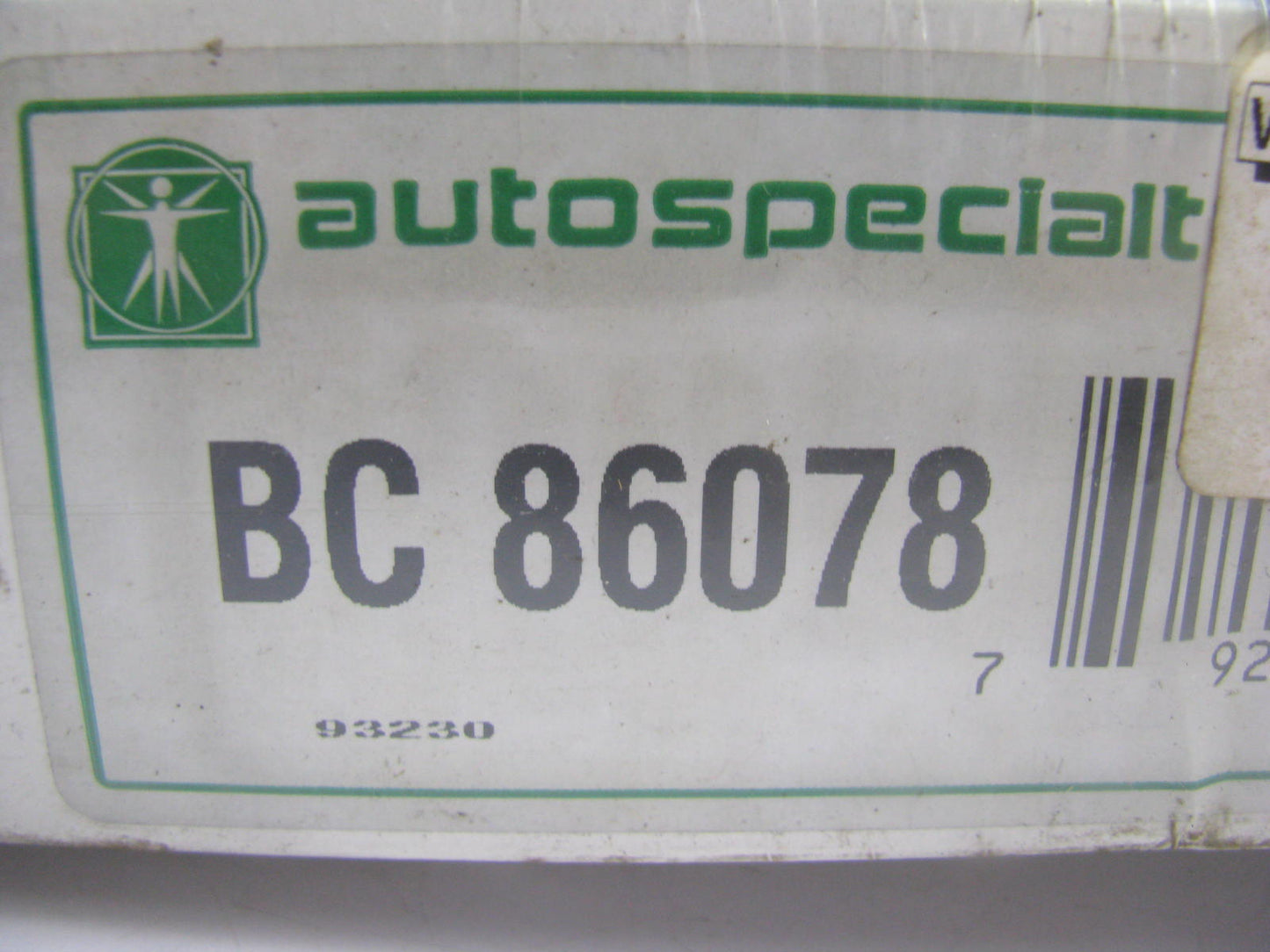 Auto Specialty BC86078 Parking Brake Cable - Intermediate