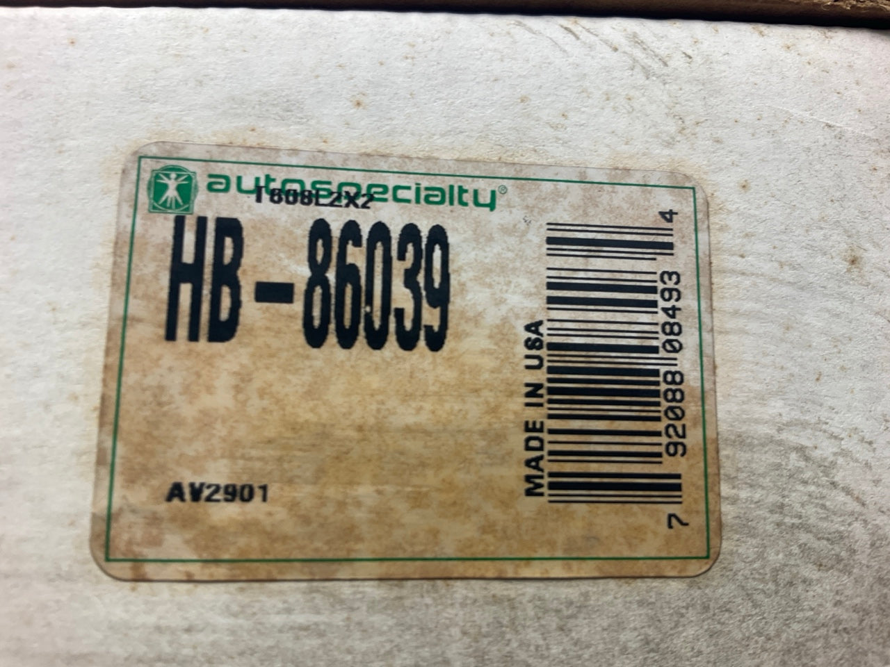 Auto Specialty HB-86039 Front Brake Hose