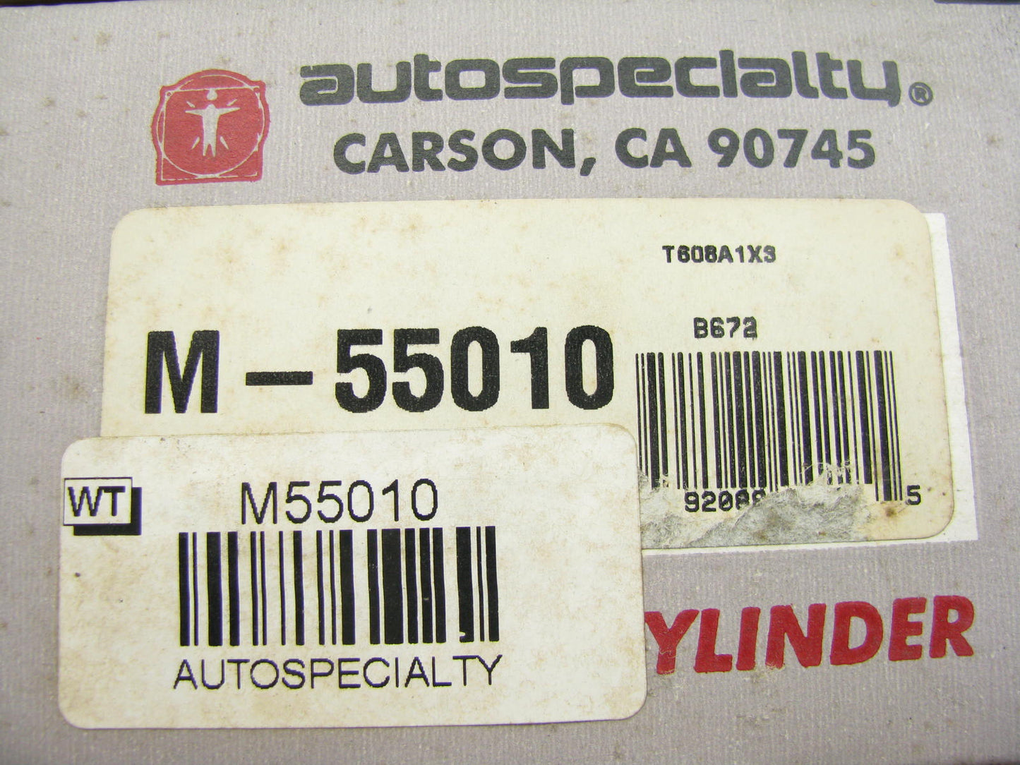 Auto Specialty M-55010 Brake Master Cylinder Without Reservoir