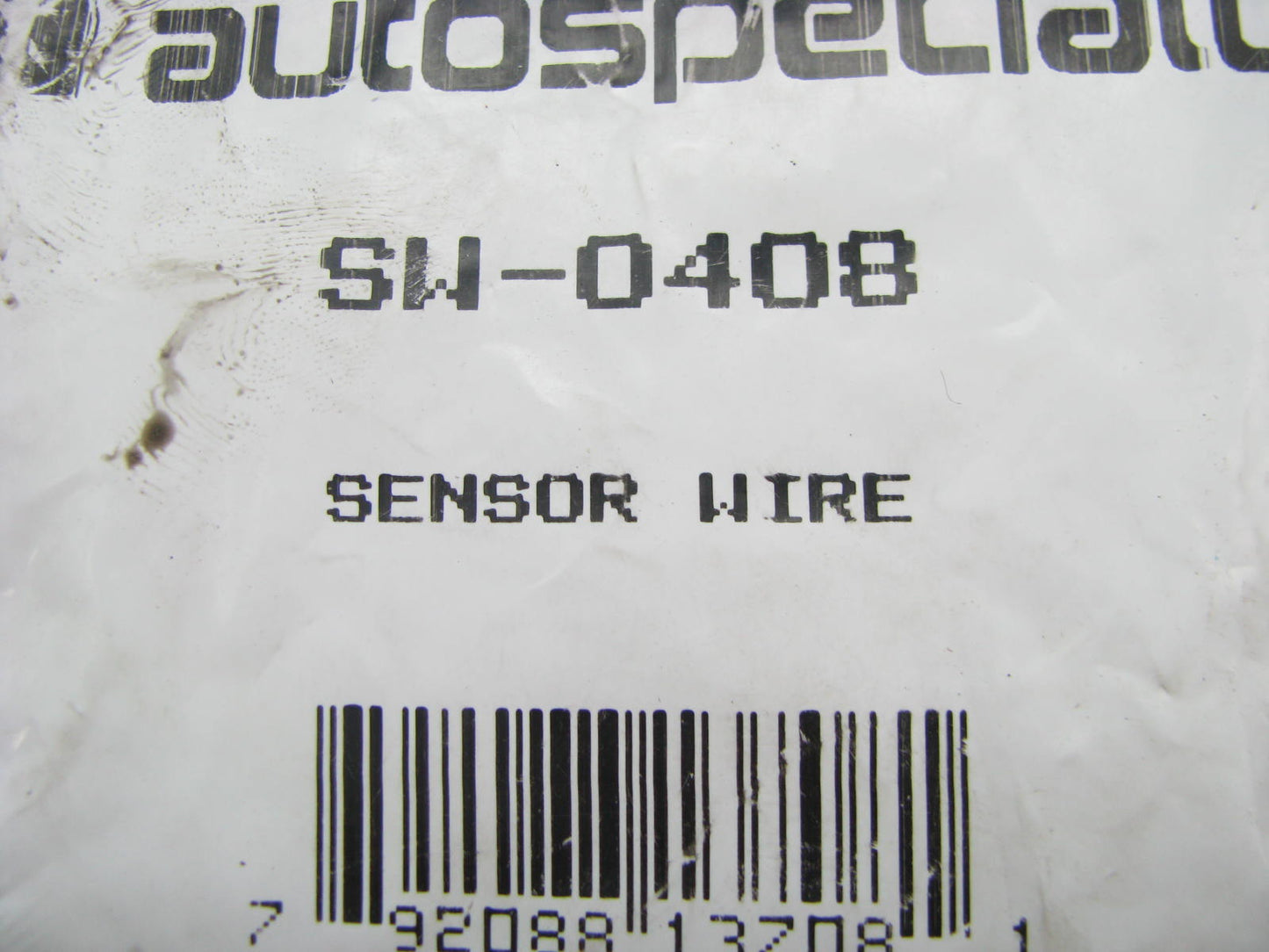 Auto Specialty SW-0408 Front Brake Pad Wear Sensor For 1995-1998 BMW 750iL
