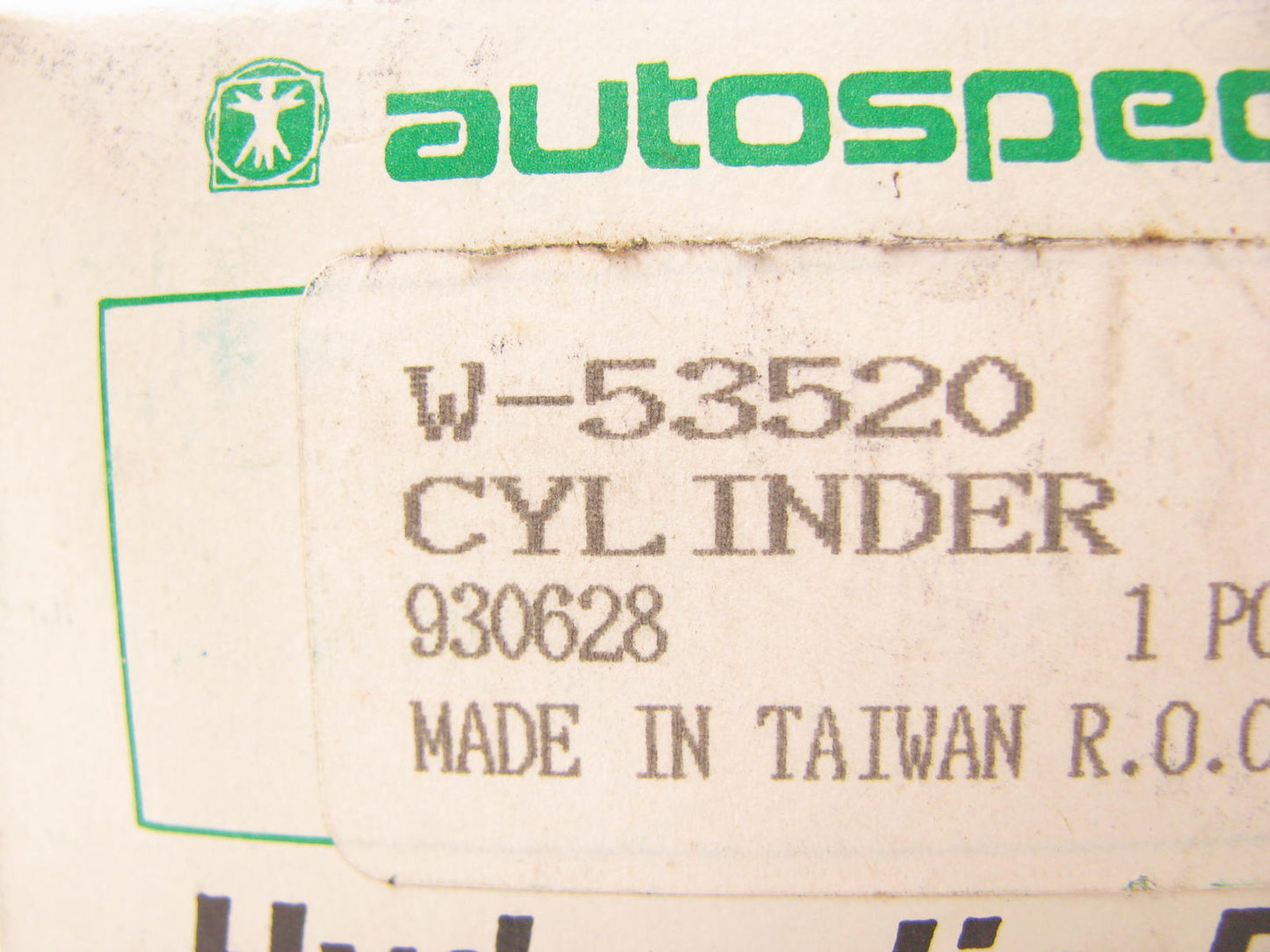 Auto Specialty W-53520 Front Right Drum Brake Wheel Cylinder