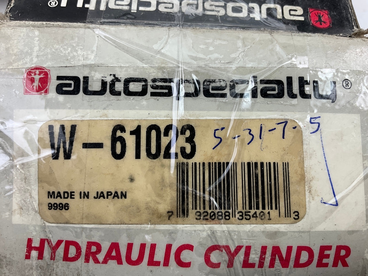 Auto Specialty W-61023 Rear Left Drum Brake Wheel Cylinder 99-92 Hino FA14 FA15