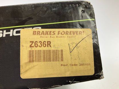 Auto Specialty Z636R Rear Drum Brake Shoes
