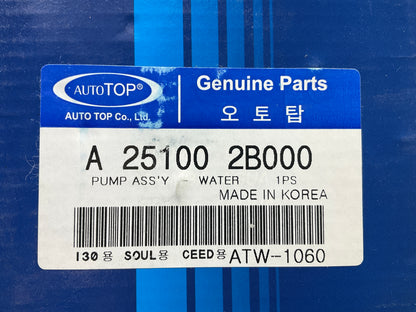 Auto Top 251002B000 Water Pump W/O Gasket (Pump Only)