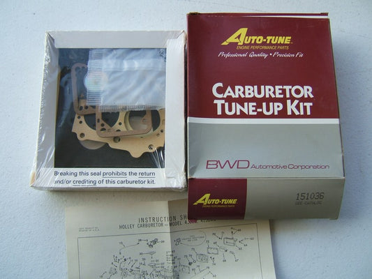 Auto Tune 151036 Carburetor Rebuild Kit For Holley 4150G, 4150MG 4-BBL