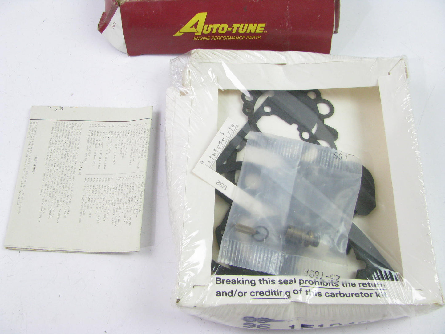 Auto Tune 151040 Carburetor Rebuild Kit For ROCHESTER MODEL - 1 ME