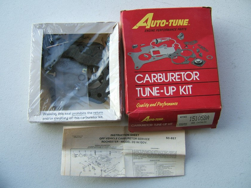 Auto Tune 151058A Carburetor Rebuild Kit 1979-88 Chevrolet GMC Rochester 2G 2GV