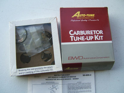 Auto Tune 151098 Carburetor Rebuild Kit - Rochester M4MED M4MEF Qjet 4BBL