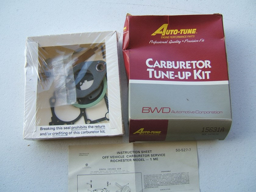 Auto Tune 15631A Carburetor Rebuild Kit 76-78 Chevette W/ Rochester 1ME Monojet