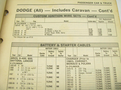 Auto Tune AT300-94 1994 Wire & Cable Products Catalog - Domestic & Import 141 PG